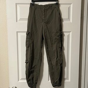 Women's Olive Cargo Pants